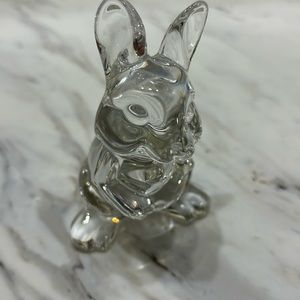 Bohemia 24% lead crystal bunny rabbit Czech Republic